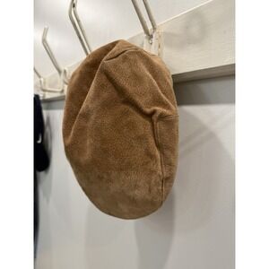 Wilson Suede Leather Flat Cap S M Newsboy Distressed Classic Dandy Brown